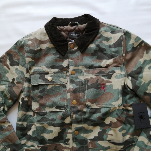 Deathworld Camo Jacket Small NWT - Picture 5 of 16